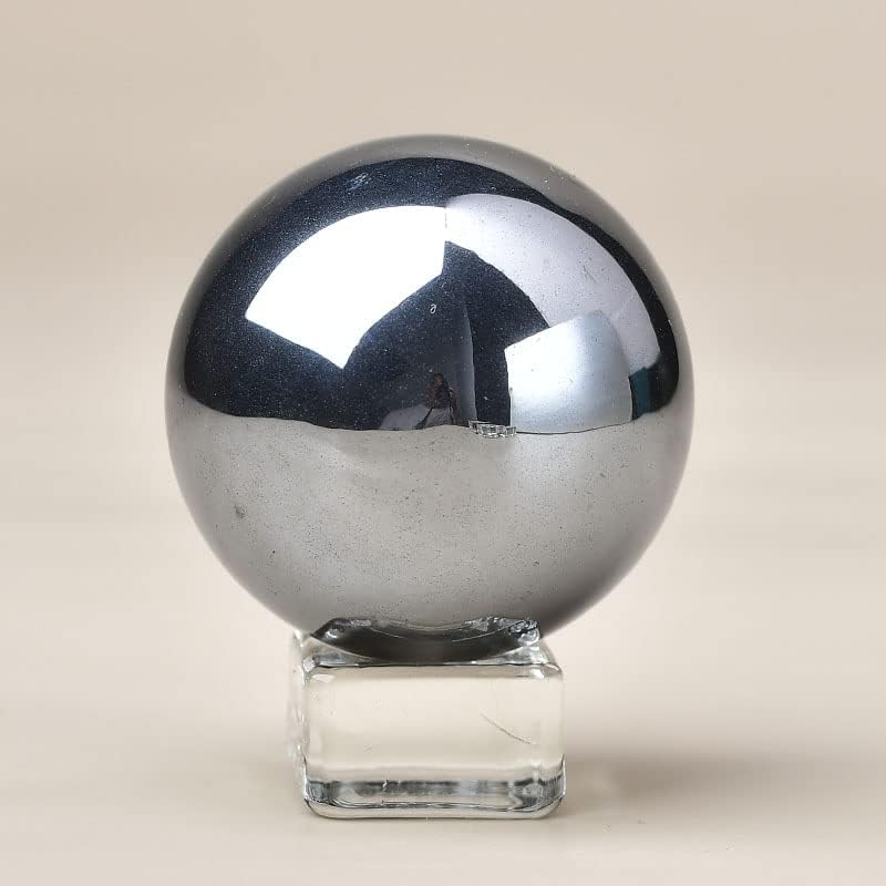 Wnjz terahertz топка топи мраз камења топка заздравување на скапоцен камен сфера со штанд медитација чакра соба украс канцеларија подарок енергетски кристали реики каме