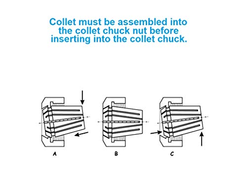 HHIP 3900-053840 ER-40 Spring Collet Chuck Set, 10-парчиња