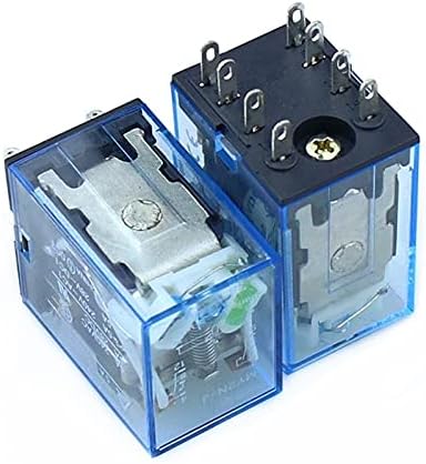 FACDEM 10PCS MY2P HH52P MY2NJ 12V/24V AC/DC Серпентина Општа Намена DPDT Микро Мини Реле со Штекер