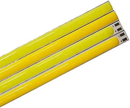 Тонон 5 парчиња Флексибилна LED лента за LED COB 600мм 6mm 16W 12V DC Bar Light Light COB цевки топло бело за DIY Car Outdoor Camping LAMP LED