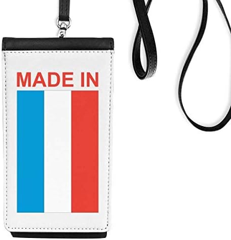 Направено во Луксембург, Countryубовна телефонска паричник, чанта што виси мобилна торбичка со црн џеб