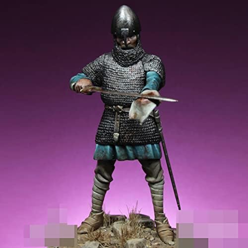 Гудмоел 54мм 1/32 Антички Викиншки Војник во воин смола модел неограничен и необоен комплет за модел на минијатурна смола // fs5-93