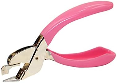 Отстранувачи на клип 3PCS, Универзална Ofiice Lifter Puller Stapler Tack Pink Hande Nail Spring School School за рачни канцелариски