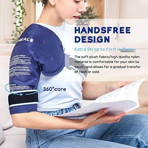 Igoheals рамената мраз пакет за завиткување на манжетната за рака, повредите што можат да се користат за греење на гел, закрепнување