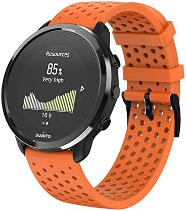 AEHON 20 mm Watch Silicone Watchband нараквица за Suunto 3 Fitness Watchband за поларен Ignite/2/Обединете ја писателната лента за