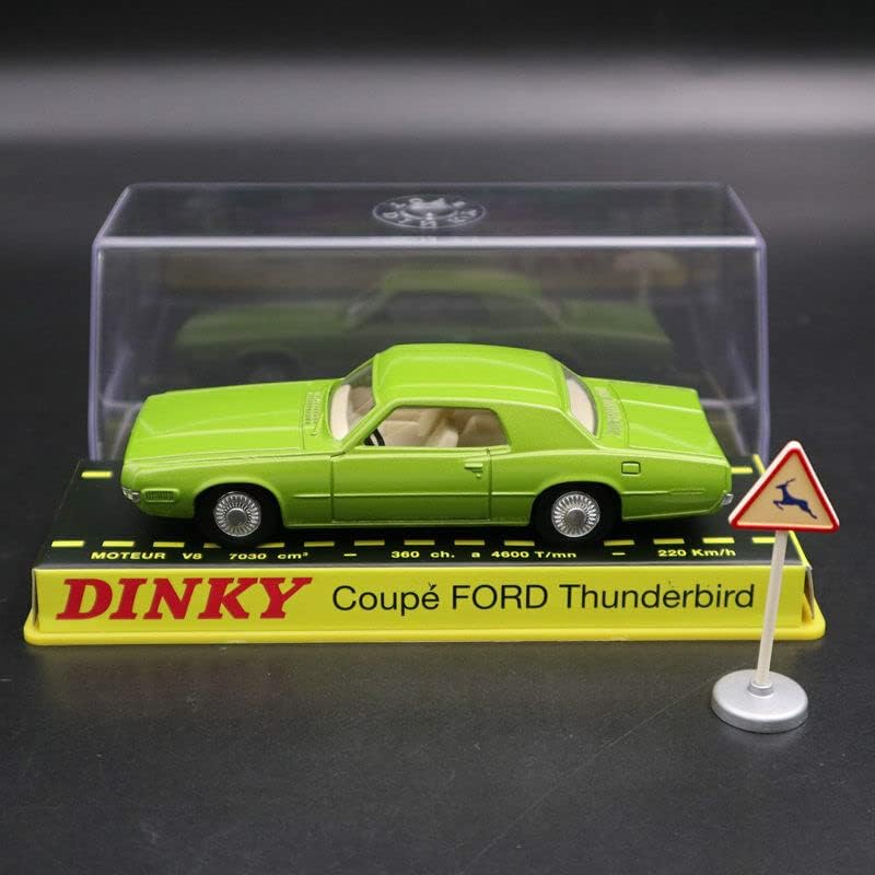 Атлас Динки играчки Ref 1419 1/43 за Coupe Ford Thunderbird Diecast Model Car Limited Edition Collection Зелена