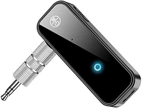 Bluetooth 5.0 Адаптер 3.5 mm Jack Aux Dongle, VR робот 2-во-1 Безжичен Предавател Приемник,Безжичен Комплет За Автомобили Без Микрофон Bluetooth,