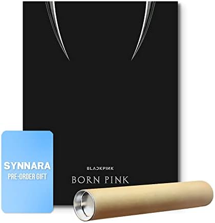 [Подарок синара] 2-ри албум Борнпинк [Роден Пинк] кутија [Black Ver.] + Пред-нарачана валана постер