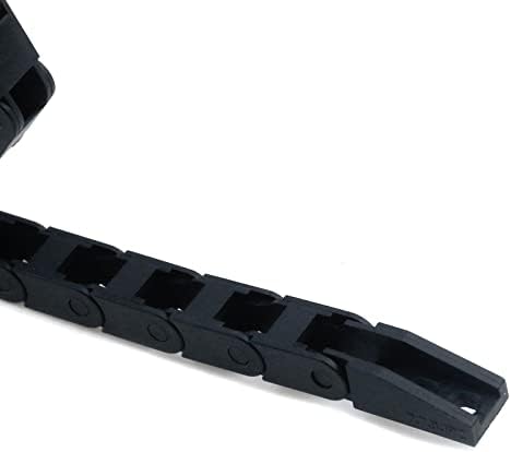 Днита 7 € 7мм Пластичен Црн Синџир За Влечење 1м Вграден Кабелски Кабелски Носач Цпу Машински Алат За Влечење Синџир