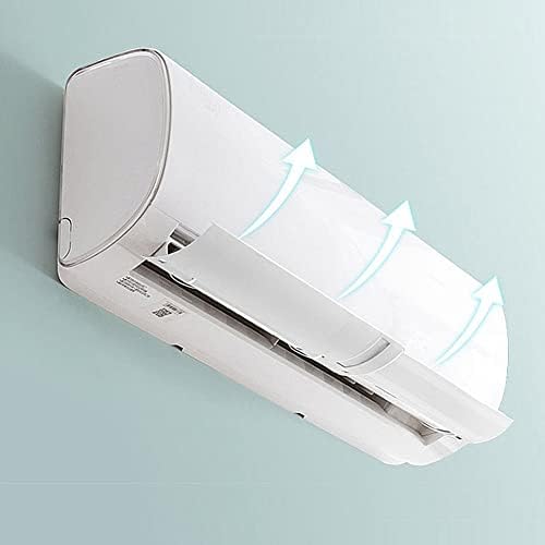 Дефлектор за вентилатор на воздушниот вентил PLPLAAOO, дефлектор на климатик, повлечен анти -директен дувачки ладен климатик ветерниот штит за