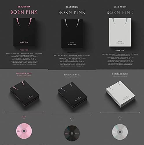 Dreamus Black Pink - Born Pink [Box Set верзија] 2 -ри албум + преклопен постер