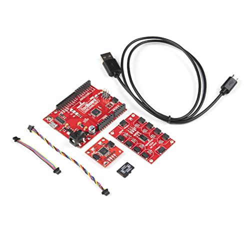 Sparkfun Qwiic OpenLog комплет - вклучува OpenLog Redboard Mux Breakout - 8 канал - сите QWIIC табли 32 GB MicroSD картичка -