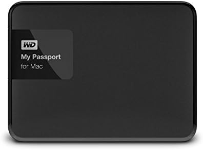 WD 1tb Црн Мојот Пасош За Mac Пренослив Надворешен Хард Диск-USB 3.0-WDBJBS0010BSL - NESN