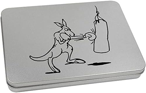 Метал -Кангур во боксот „боксерски кенгур“ калај / кутија за складирање