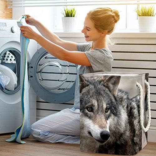 Водоотпорен водоотпорен алишта на Волци Волк, склопувачки корпи за домашен организатор за бебиња Хампер