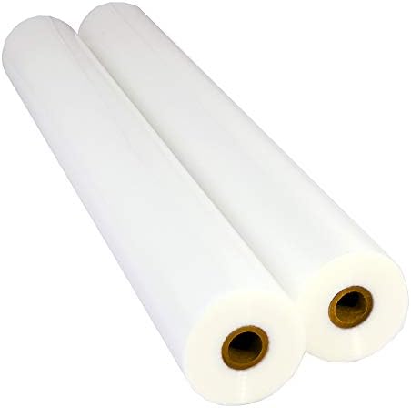 USI Premium Thermal Thermal Temp Temp Eva Roll Laminating Film, 1 инчен јадро, 5 мил, широк формат, 40 инчи x 200 стапки, чиста, сјајна завршница, 2-пакет