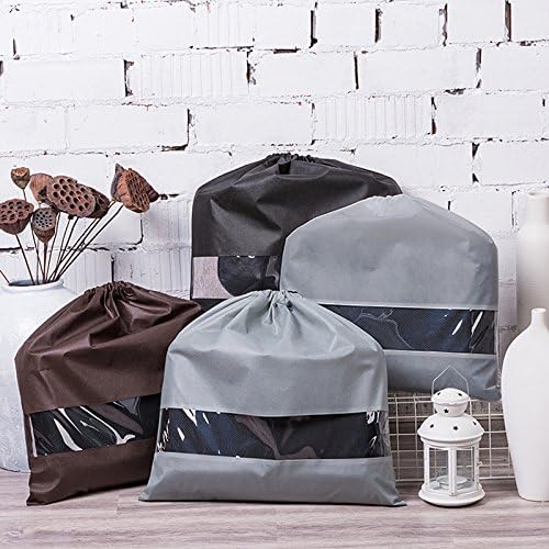 Tinton Life® сет од 10 неткаени 19,7 x19,7 торба за покривање на прашина со визуелен прозорец за чанти чанти за чевли