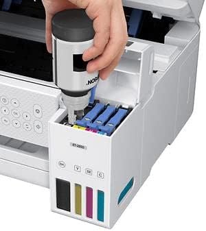 Epson Ecotank безжична боја се-во-еден ET-2850 Inkjet печатач за семејство