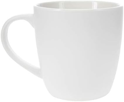 Компанија за подароци со павилјон секој ден е свеж почеток почеток-17oz кафе чаша чаша чаша и прицврстувач за капачиња, 17 мл, бело