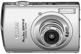 Заштитник на екранот Skinomi компатибилен со Canon PowerShot SD870IS Clear Techskin TPU Anti-Bubbul HD HD филм