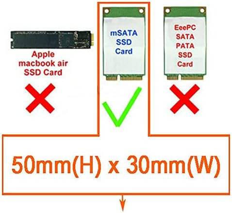 Dagijird USB 3.0 до MSATA SSD Надворешна MSATA до USB 3.0 SSD конвертор адаптер за Windows 2000/XP/Vista/7/8