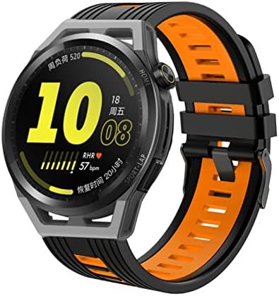 BneguV силиконски ленти за ленти за Ticwatch Pro 3/3 GPS LTE Smart Watchband 22mm нараквици на нараквицата за нараквици за Ticwatch Pro 2020 S2 E2 Correa