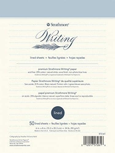 Серија Стратмор 500 серија за пишување подлога за пишување, 8,5х11 инчи, 50 страници - труд за професионален уметник