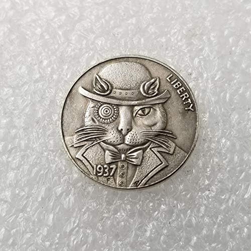 Занаети Скитник Сребрена Монета Бивол да се Направи Стариот Монета Сувенири Странски Монети Колекција 321коин Колекција Комеморативна