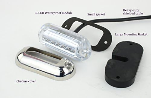 Водоотпорна подводна морска светлина на LED LED - ладно бело LED, тешка, водоотпорна 12 VDC