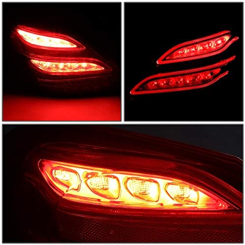 DNA MOTORING TL-LED-3D-W205-CR LED 3d Опашка Светлина Собранието Возачот &засилувач; Патнички Страна [Компатибилен со 15-18 C180 C200 C250 C300 Седан]