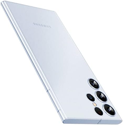 Чиста тенок за Samsung Galaxy S23 Ultra Case, хартија-тенка матна завршна кожа назад [анти-прстински отпечатоци и не пожолтување]