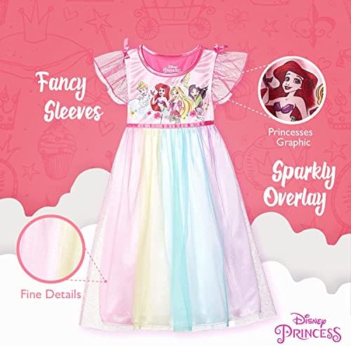 Замрзната Фантастична Ноќница На Девојките На Дизни Принцезата Елса Фустан Пижама
