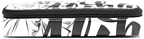 Алоха Хаваи рака нацртана 84x55in кожен молив со молив, торба со пенкало со двојно станбена торба за чување торби за торби за училишна работа