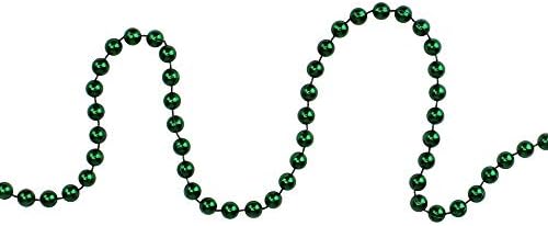 Нортлајт 15 'х 0.25 Сјајна Метална Зелена Мониста Вештачка Божиќна Венец-Неосветлена