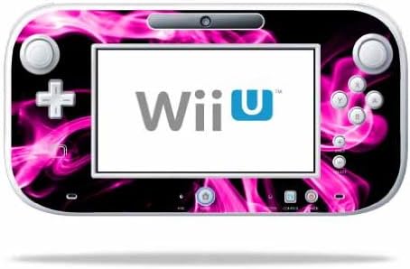 Mothyskins Кожата Компатибилен Со Nintendo Wii U Gamepad Контролор завиткајте Налепница Кожи Розова Пламен