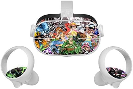 Аниме филмот Пиратски Кинг, Окулус потрага 2 кожа VR 2 кожни слушалки и контролори налепници заштитни додатоци за декларации