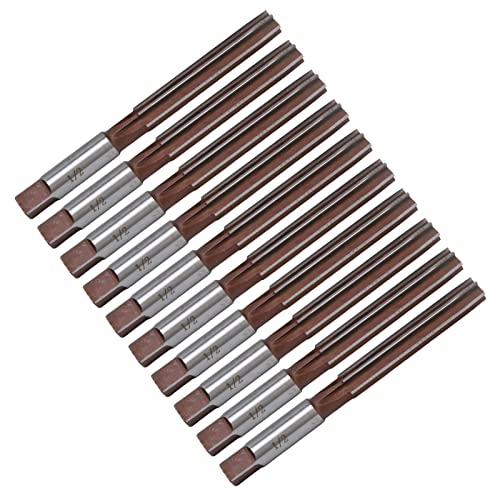 Walfront 10PCS RAND REAMER, голема брзина на прилагодување на сечилото со 6 сечила, челик за челик од алуминиум за легура од 9SICR