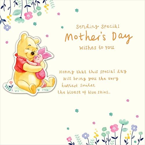 Дизни Вини Пух мечка специјална картичка за мајки за мајки за честитки за честитки 654985
