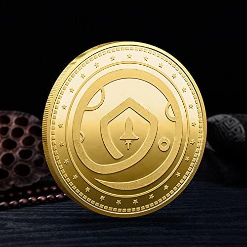 Комеморативна Монета Позлатена Сребрена Дигитална Виртуелна Монета Среќна Монета Криптовалута 2021 Монета Со Ограничено Издание Со Заштитна