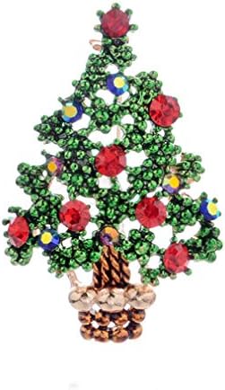 Одерол Лианксиао - Божиќни вежби брошеви, вештачки бисер џемпер игла за дипломирање накит подароци, новогодишна елка