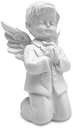 Ангели Ангели смола Градина статуа фигура, симпатична скулптура за скулптури Меморијална статуа, затворено домашна декорација на