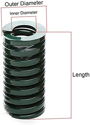 Изворите на компресија се погодни за повеќето поправка I 1 зелена калап пролетна компресија за печатење на компресија умре тешка пролет надворешен