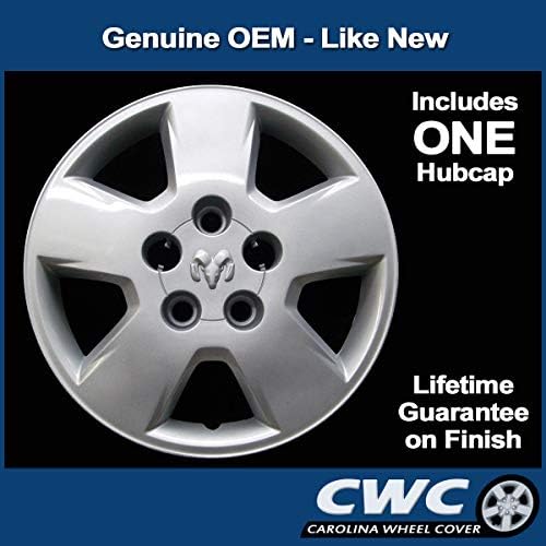 Замена на HubCap за Dodge Caliber 2007-2009 - Професионален реконструирање како ново - 15 -инчен капак на тркалото - 8026