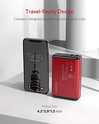 ISELECTOR 150w Автомобил Моќ Инвертер, DC 12v ДО 110V AC КОНВЕРТОР со 2 USB Порти Полнач, Потенки Дизајн СО ETL Наведени Автомобил