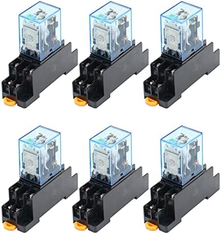 PIKIS Relay LY2 DC12V AC12V DC24V AC24V Мали Реле 10a 8 Пина Серпентина со Приклучок База 1Pcs