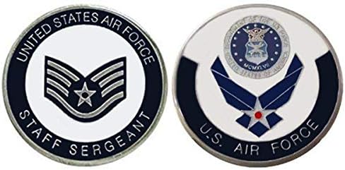 Воздухопловните Сили Се Пријавиле Редови-Наредник На Персоналот Е5 Колекционерски Предизвик Монета