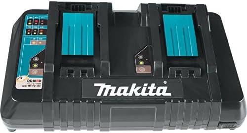 Makita BL1850B2DC2X 18V LXT литиум-јонска батерија и двојно полнач за полнач за полначи