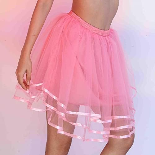 Reetan tulle Petticoat подуен еластично здолниште слоевито туту здолниште принцеза балетски танцување костим за жени и девојчиња