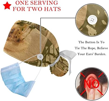 Прилагодливо работно капаче за грав со грав со држач за конска опашка, 2 пакувања чистејќи капа за капа за мажи и жени, една големина