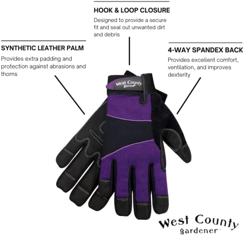 Women'sенски ракавици на Западен Каунти -Рак нараквици со четиринасочна поддршка од спандекс